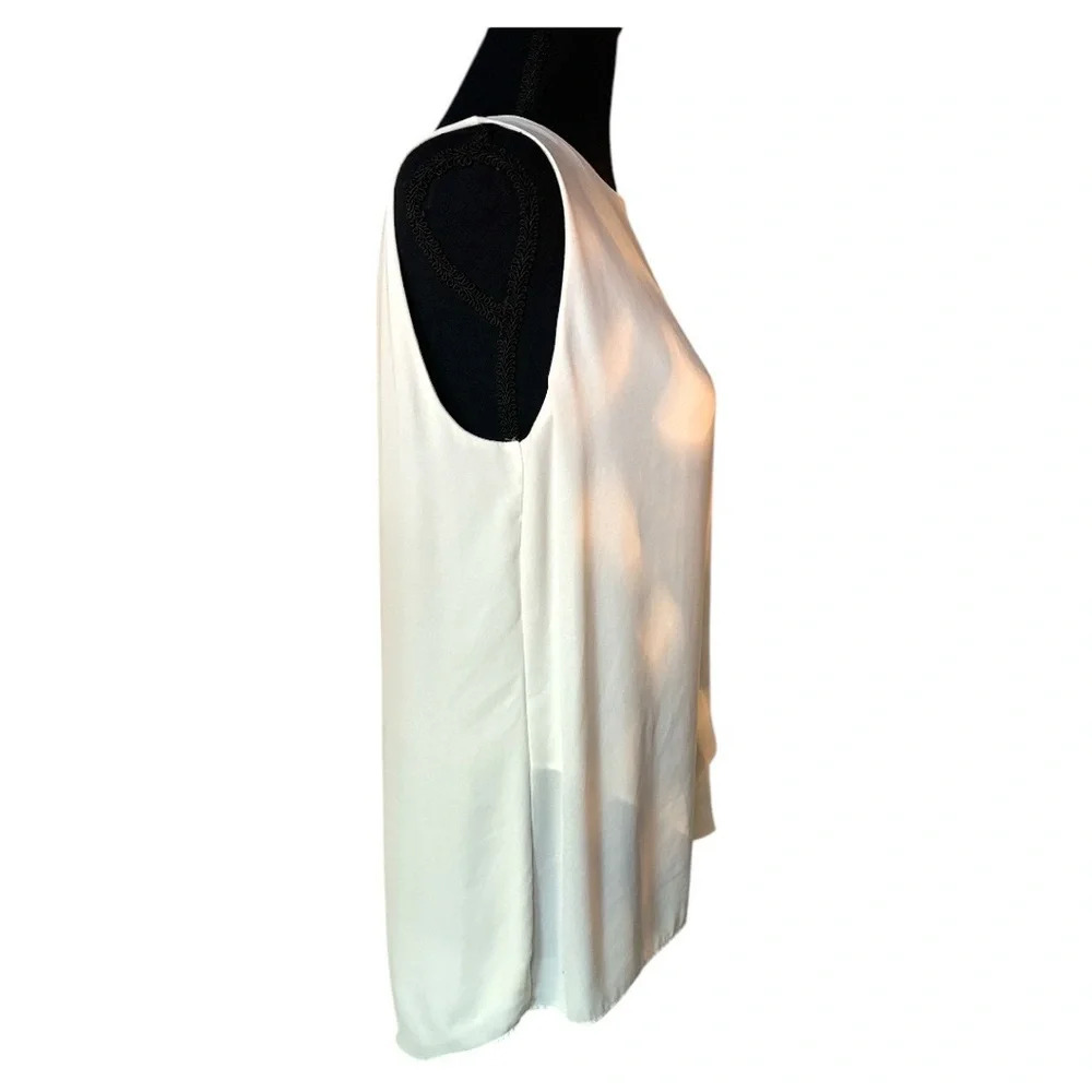 Chico's Layered Tank TopCream Size 0 - Picture 4 of 7